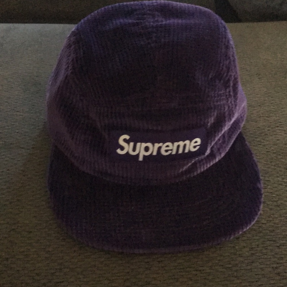 Purple corduroy camp hat FW/17 drop never worn